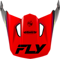 KINETIC RALLY HELMET VISOR RED/BLACK/WHITE XS/SM
