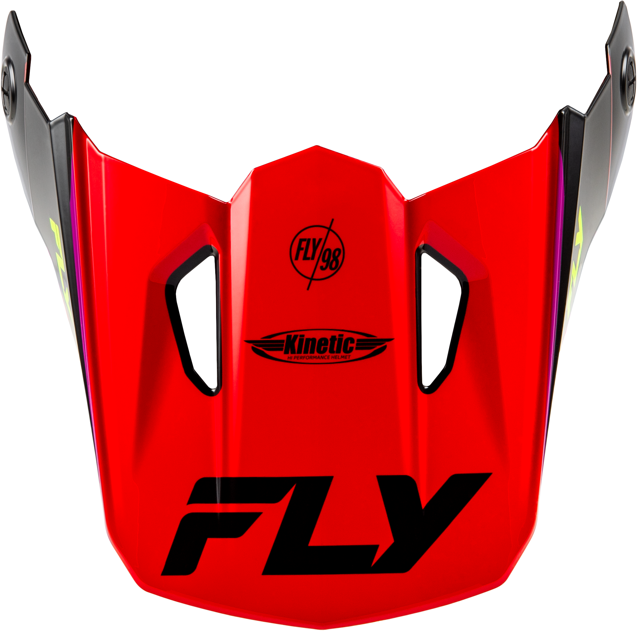 KINETIC RALLY HELMET VISOR RED/BLACK/WHITE XS/SM