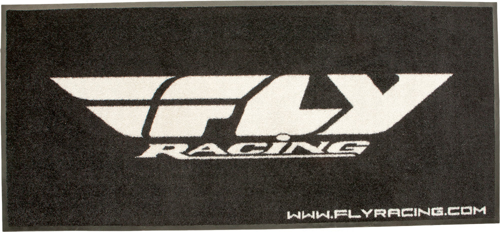 FLOOR RUG BLACK/WHITE 73"X33"