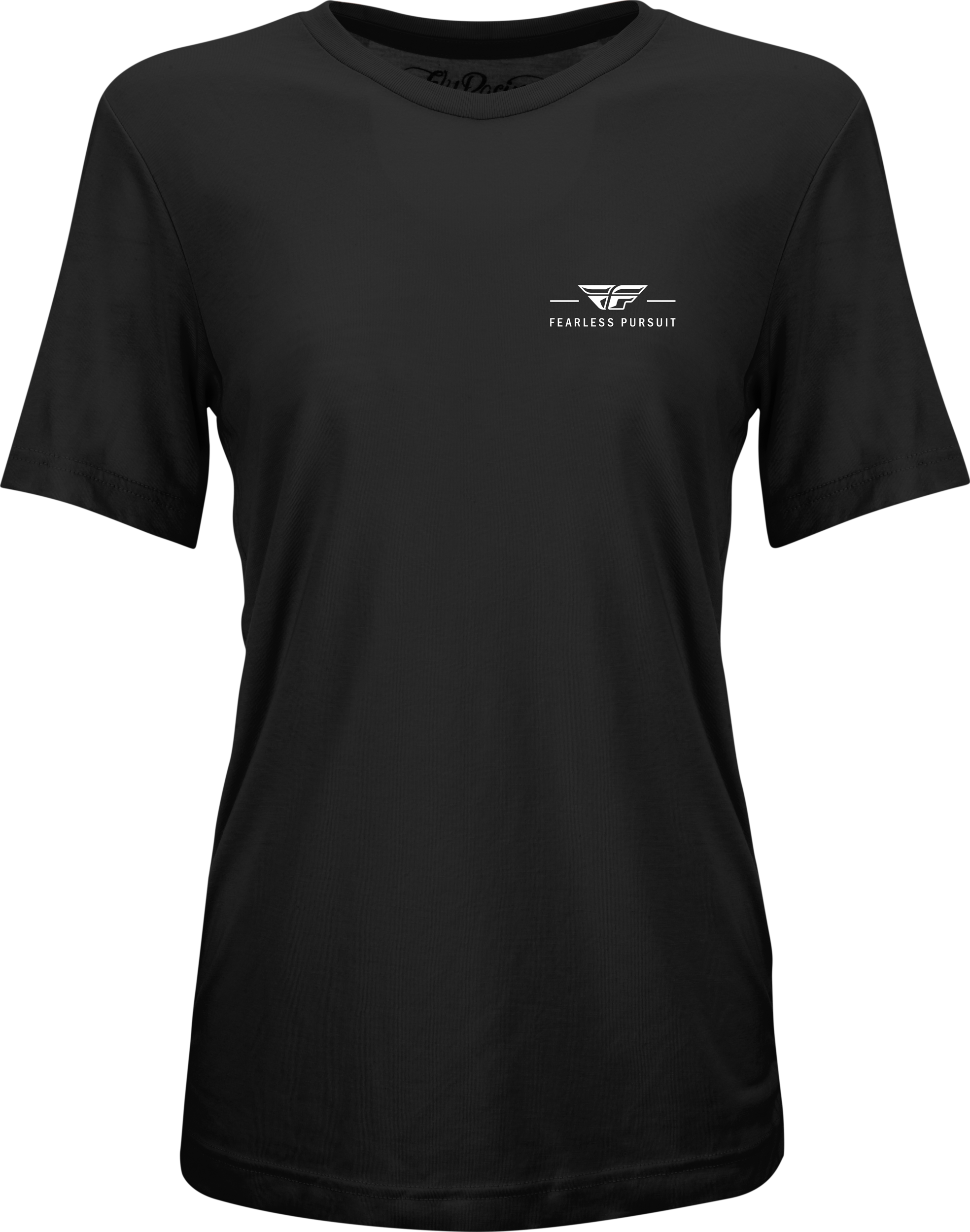 WOMEN'S FLY MOTTO TEE BLACK 2X