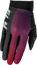 YOUTH F-16 GLOVES BLACK/RED/PURPLE YXS