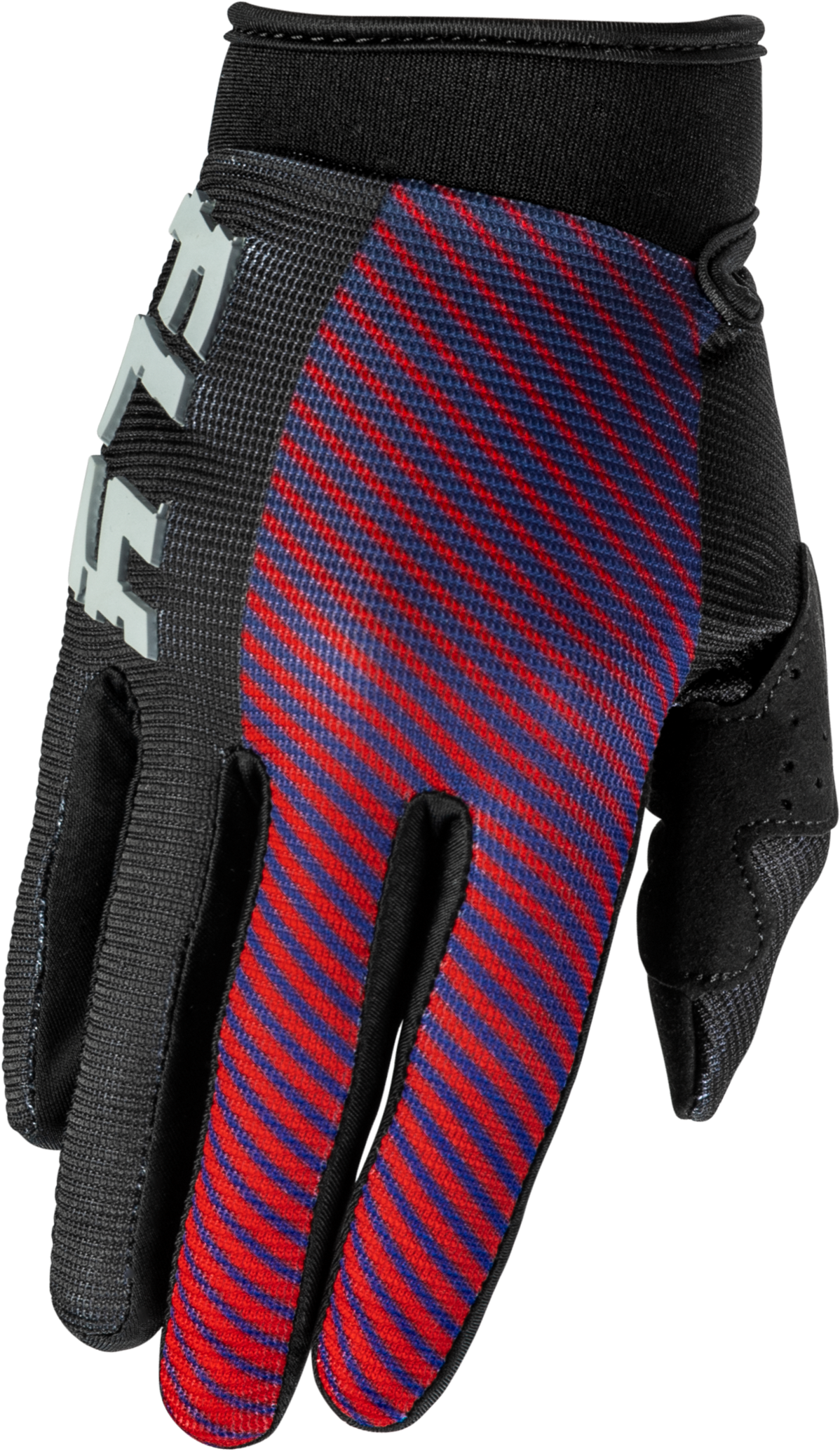 YOUTH F-16 GLOVES BLACK/RED/PURPLE YXS