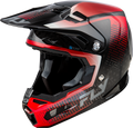FORMULA S CARBON PROTOCOL HELMET BLACK CARBON/RED XS
