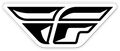 STICKER F-WING 4" 100PK DIE CUT LAMINATED