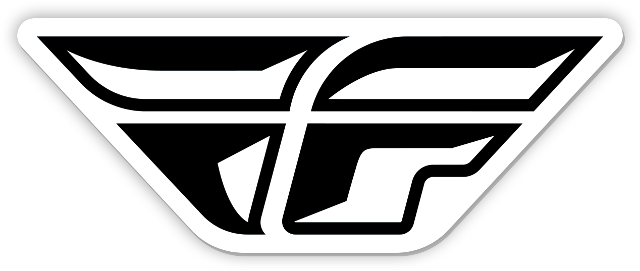 STICKER F-WING 4" 100PK DIE CUT LAMINATED