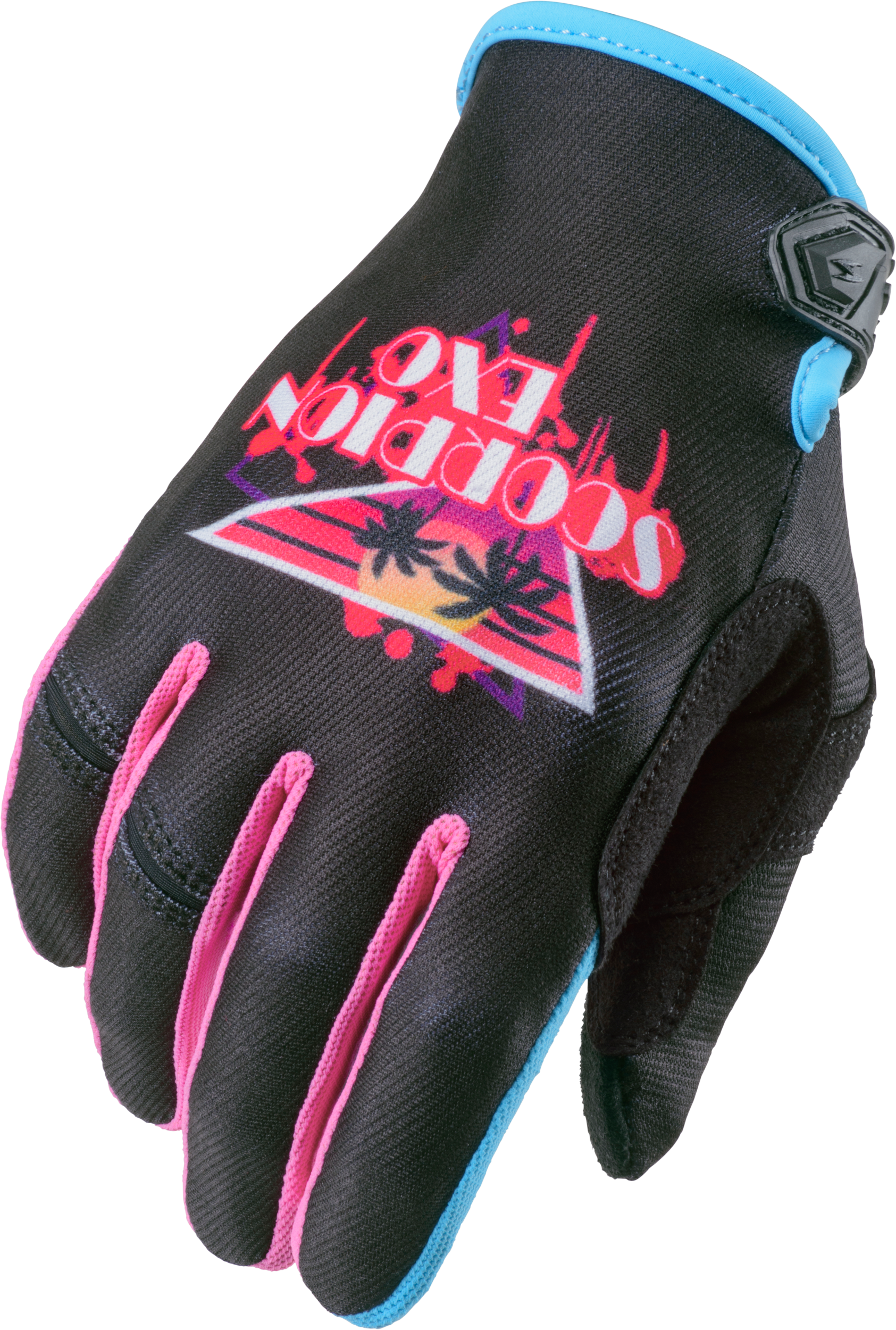 MOTO-FLEX GLOVES SUNSET BLACK 3X