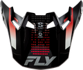 FORMULA S CARBN PROTOCOL VISOR BLACK CARBON/RED YL/SM