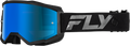 ZONE GOGGLE BLACK/BLACK W/ SKY BLUE MIRROR/SMOKE LENS