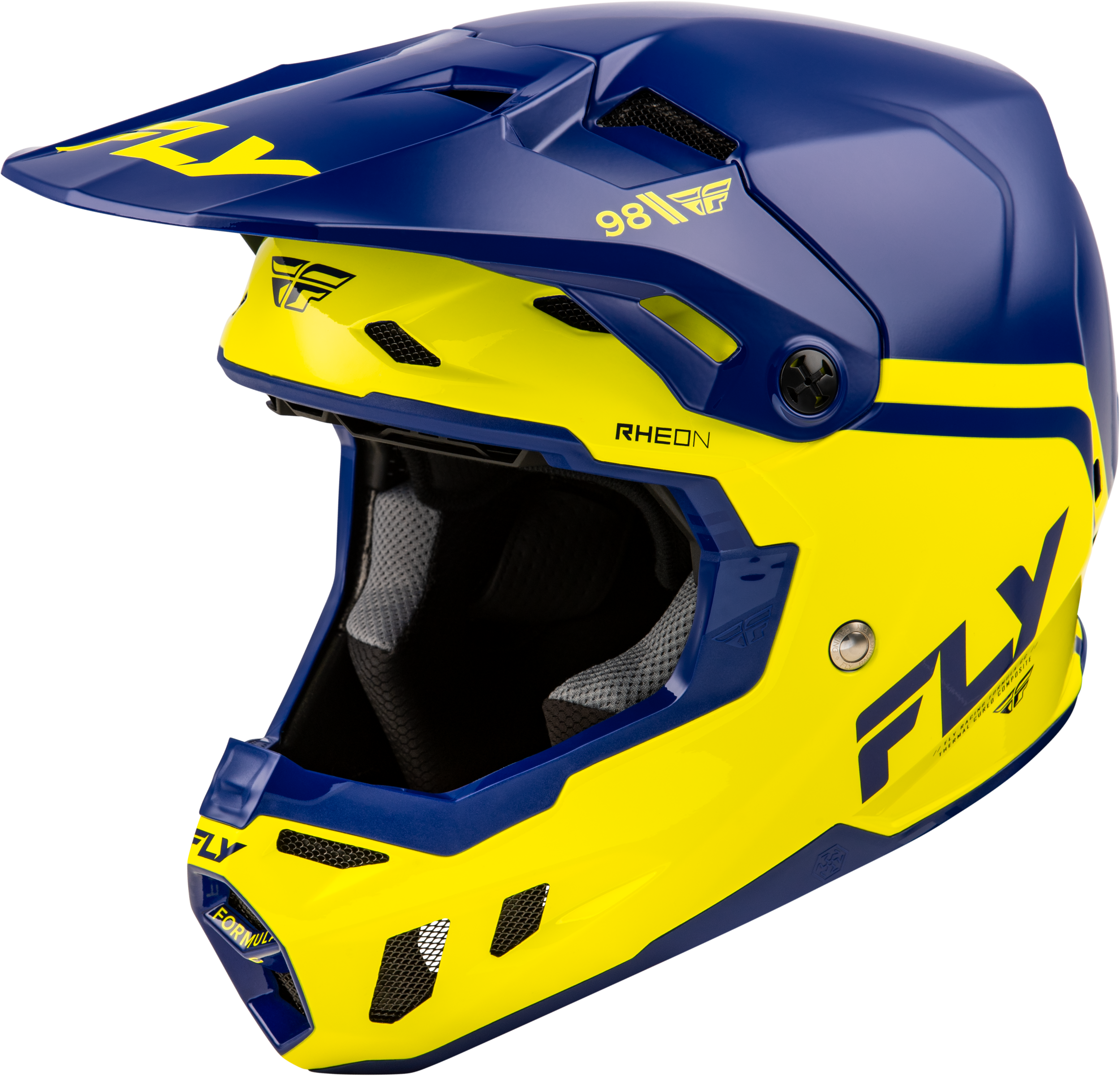 FORMULA CC OBJECTIVE HELMET NAVY/YELLOW XS