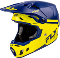 YOUTH FORMULA CC OBJECTIVE HELMET NAVY/YELLOW YL