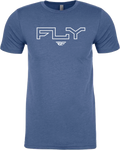 FLY EDGE TEE COOL BLUE HEATHER 2X