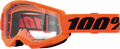 STRATA 2 JUNIOR GOGGLE NEON ORANGE CLEAR LENS