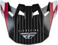 FORMULA CARBON PRIME VISOR RED/WHITE/RED CARBON YL/SM