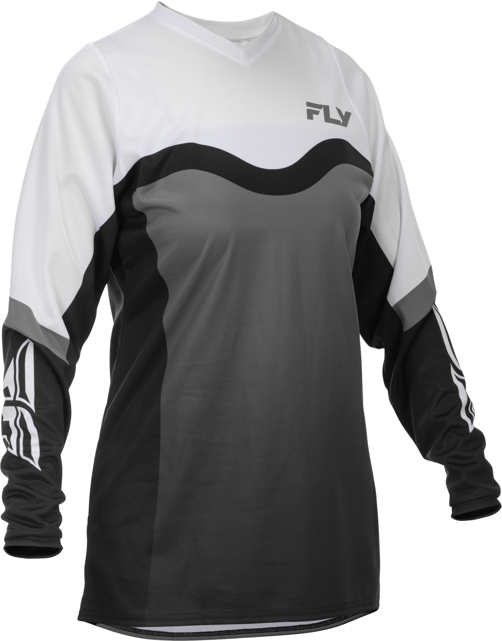 WOMEN'S F-16 JERSEY GREY/BLACK/WHITE 2X