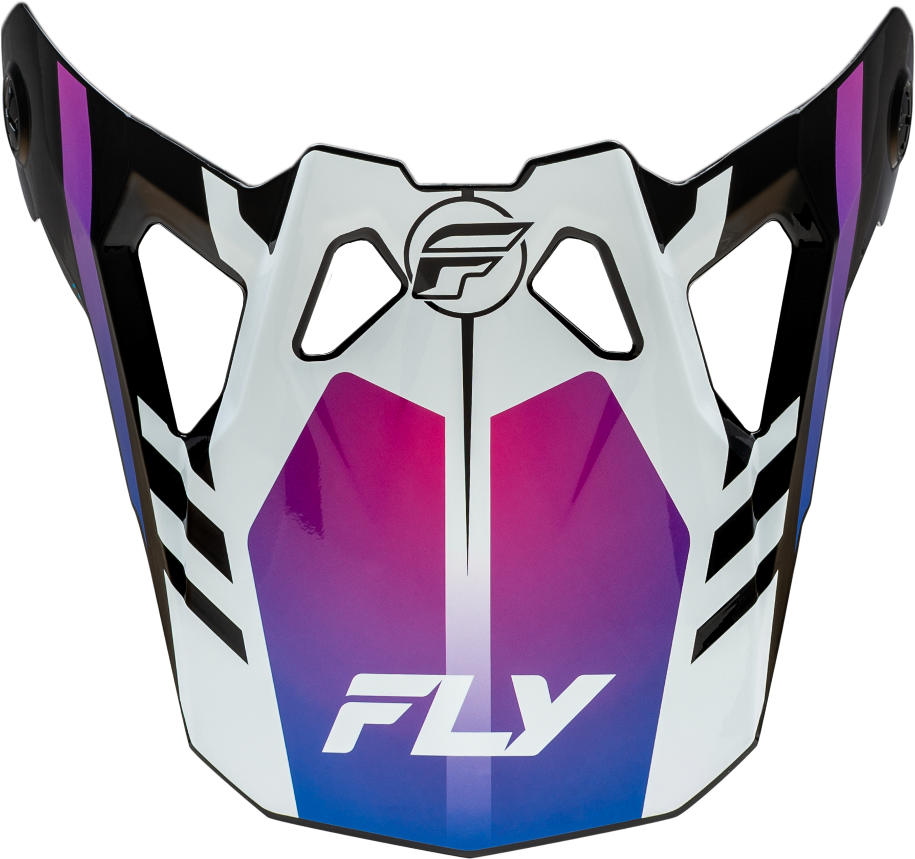 FORMULA CP KRYPTON VISOR WHITE/BLACK/PURPLE YS-S