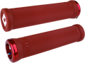 RUFFIAN V2.1 GRIPS 135MM DK. RED/RED STNLS STEEL SCREWS