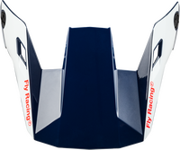 YOUTH RAYCE HELMET VISOR RED/WHITE/BLUE YS-YL