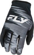 GIRL'S LITE GLOVES BLACK/GREY/WHITE YL