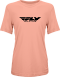 WOMEN'S FLY ORIGIN CORP TEE PEACH 2X
