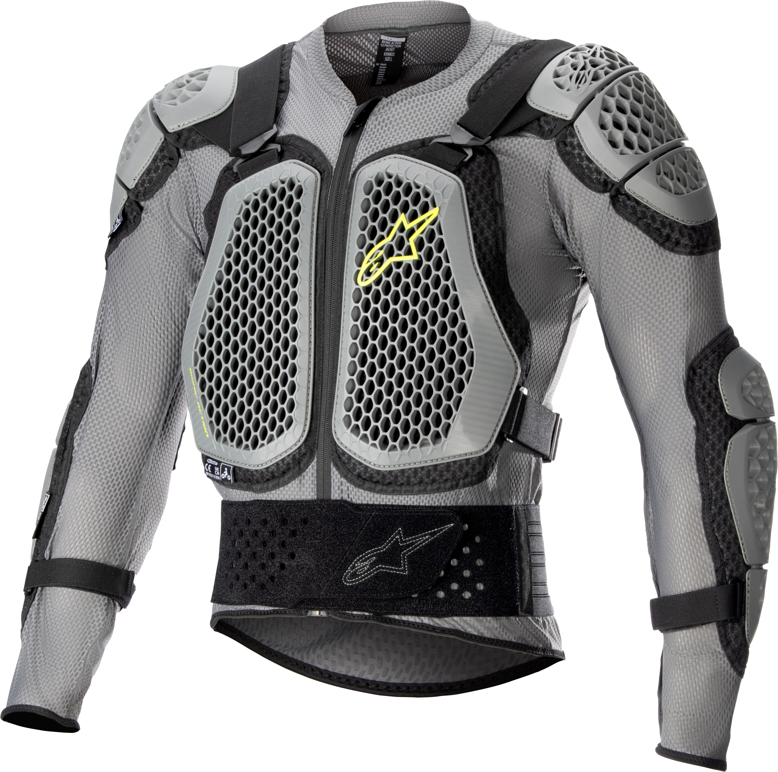 BIONIC ACTION V2 PROTECTION JACKET GREYBLACK 2X