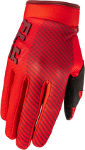YOUTH F-16 GLOVES RED YXS