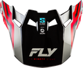 FORMULA S CARBON BYTE VISOR RED CARBON/RED/GREY YL/SM