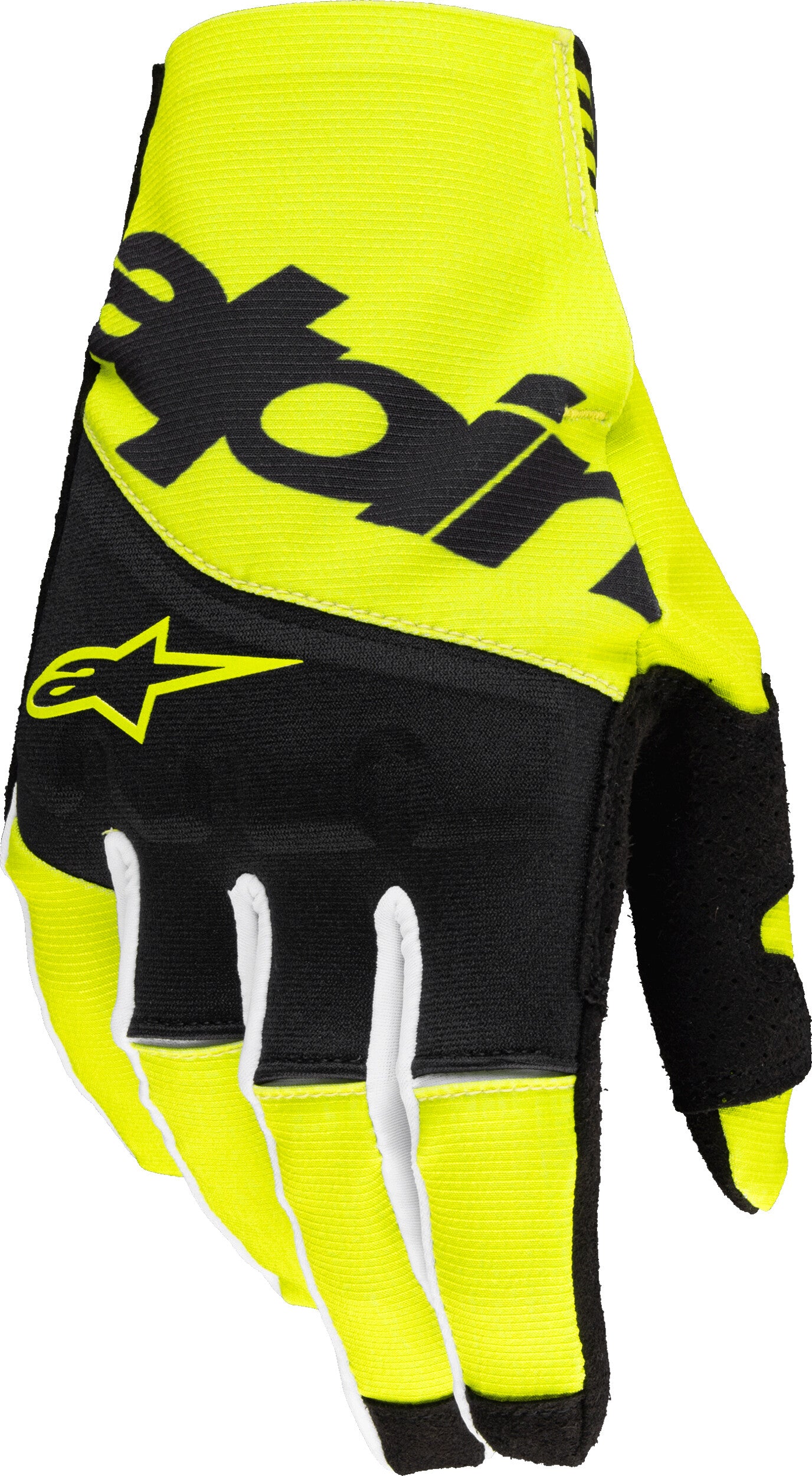 TECHSTAR GLOVES BLACK/YELLOW FLUO 2X