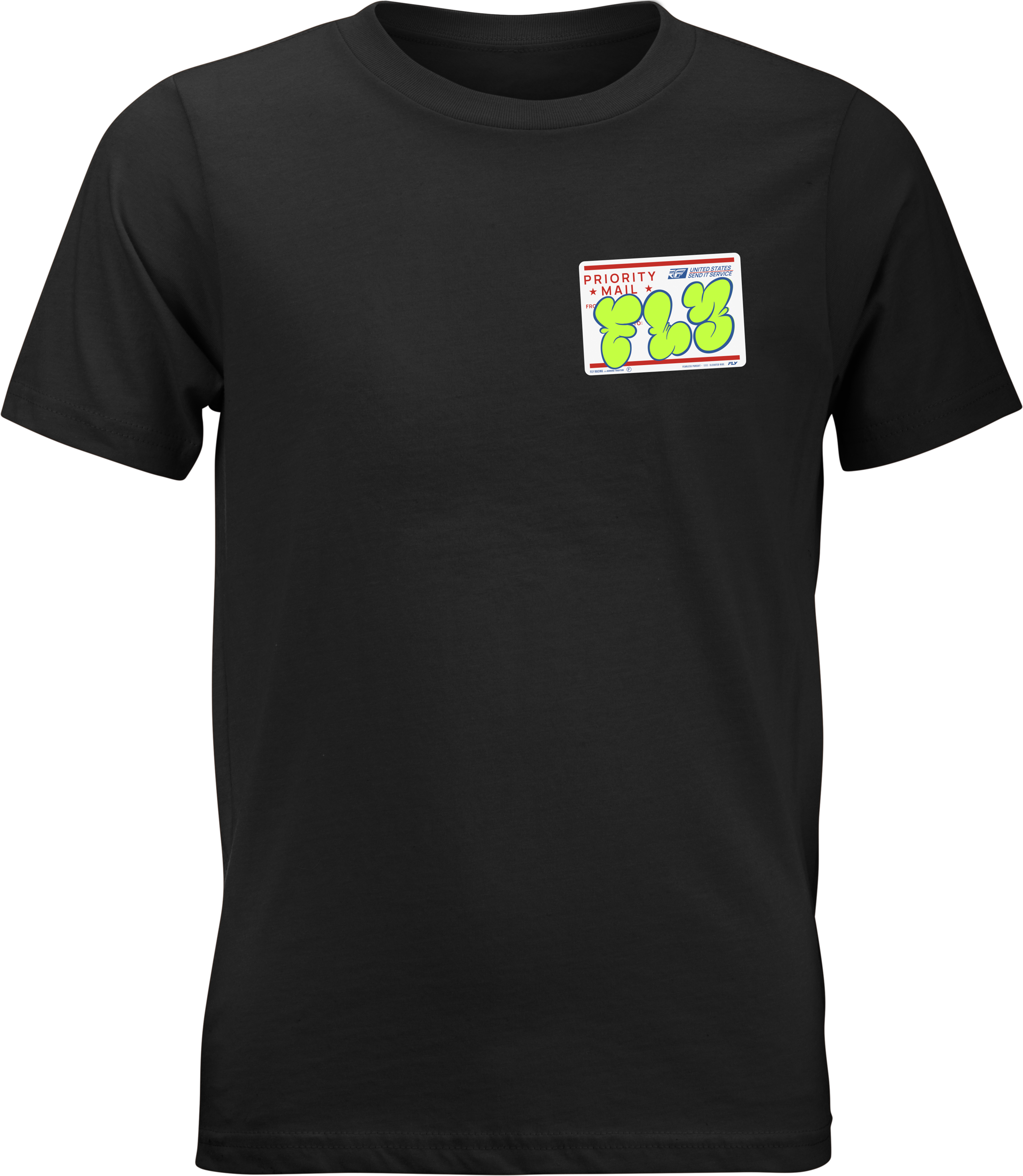 YOUTH FLY GRAFFITI TEE BLACK YL