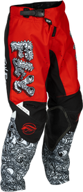 YOUTH KINETIC MUTANT PANTS RED/WHITE/BLACK SZ 26