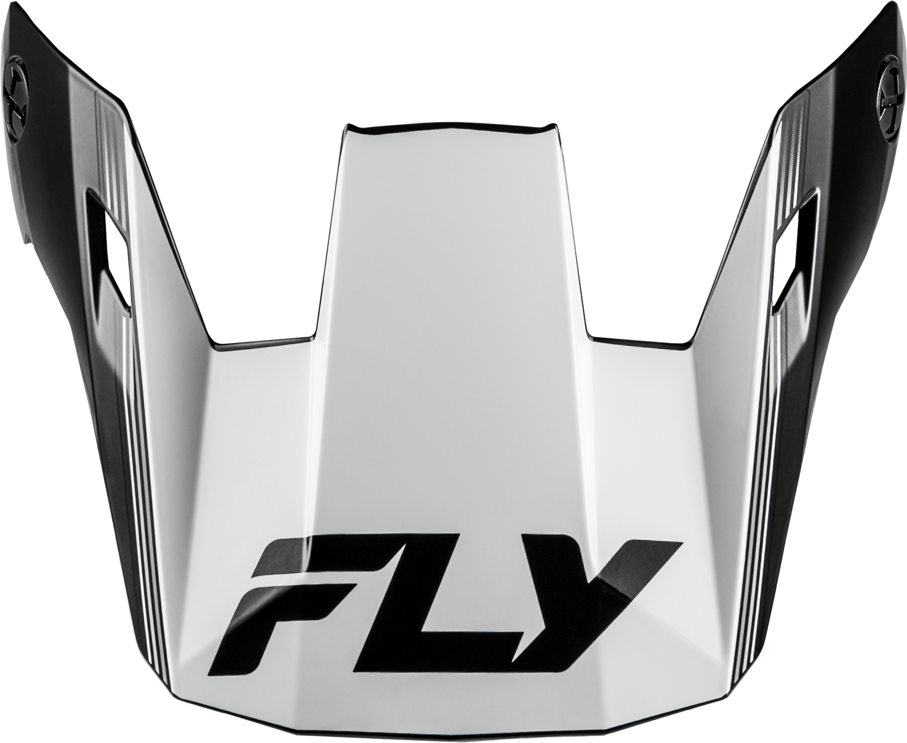 YTH RAYCE REPEAT HELMET VISOR BLACK/WHITE YS-YL