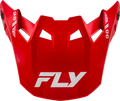 FORMULA CC OBJECTIVE VISOR RED/WHITE YL/SM