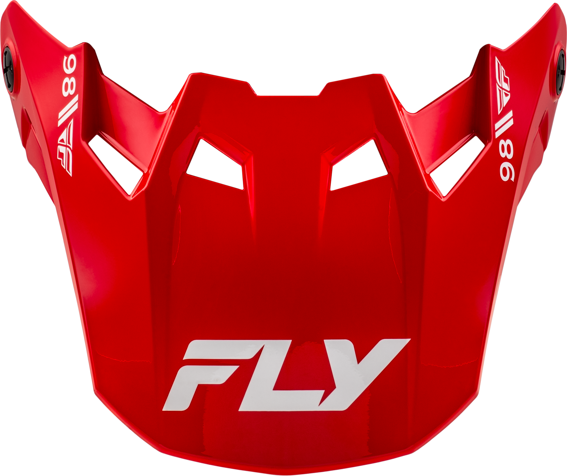 FORMULA CC OBJECTIVE VISOR RED/WHITE YL/SM