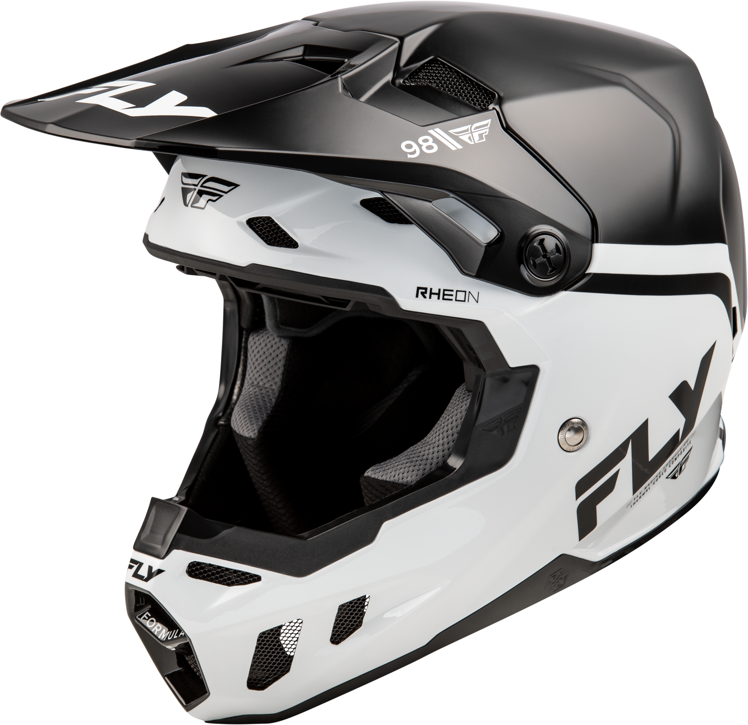 YOUTH FORMULA CC OBJECTIVE HELMET BLACK/WHITE YL