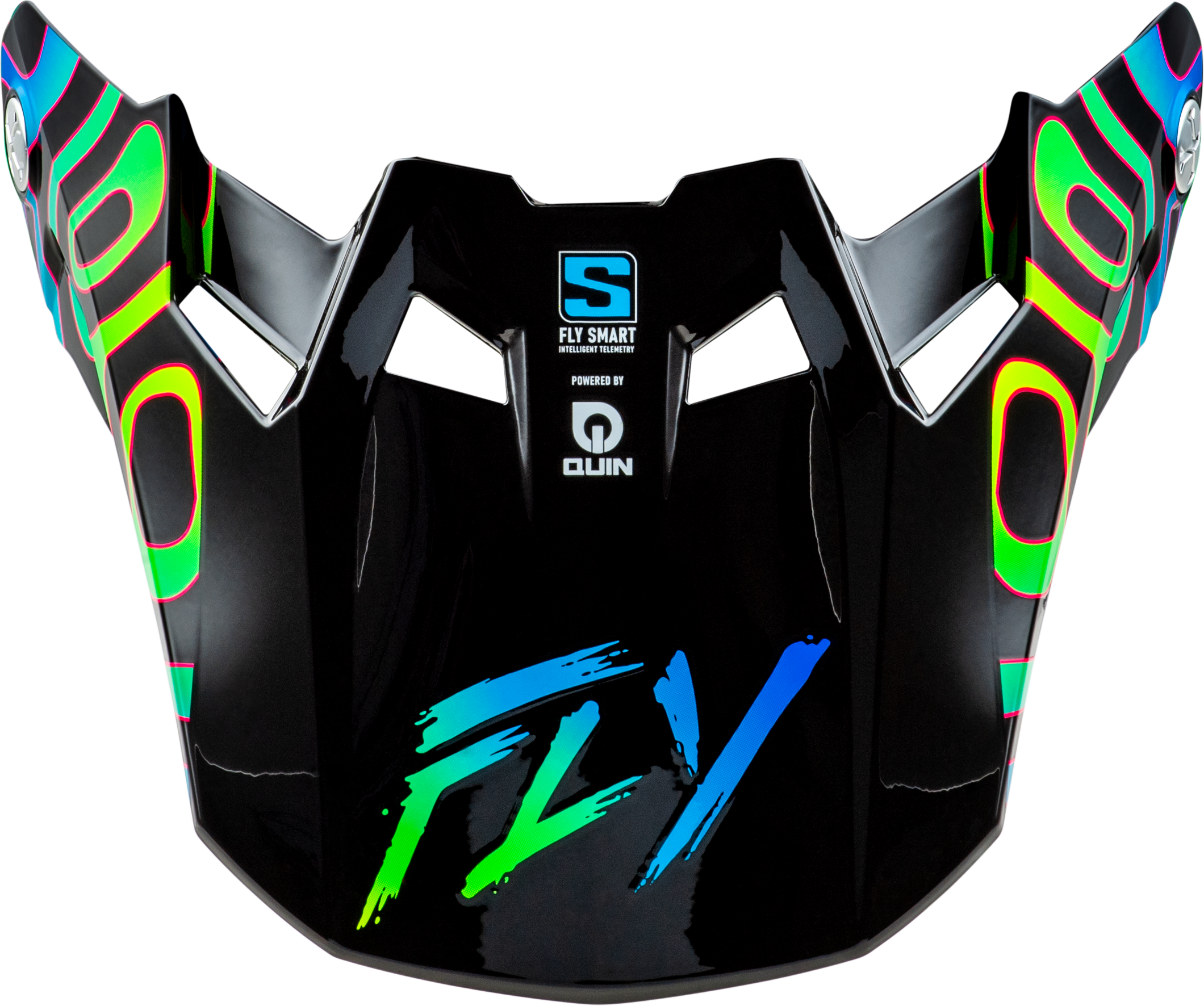 FORMULA S CARBON ZEN VISOR BLACK CARBON/BLUE/YELLOW YL/SM