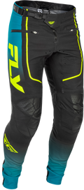 RAYCE BICYCLE PANTS TEAL/BLACK/LIME SZ 38