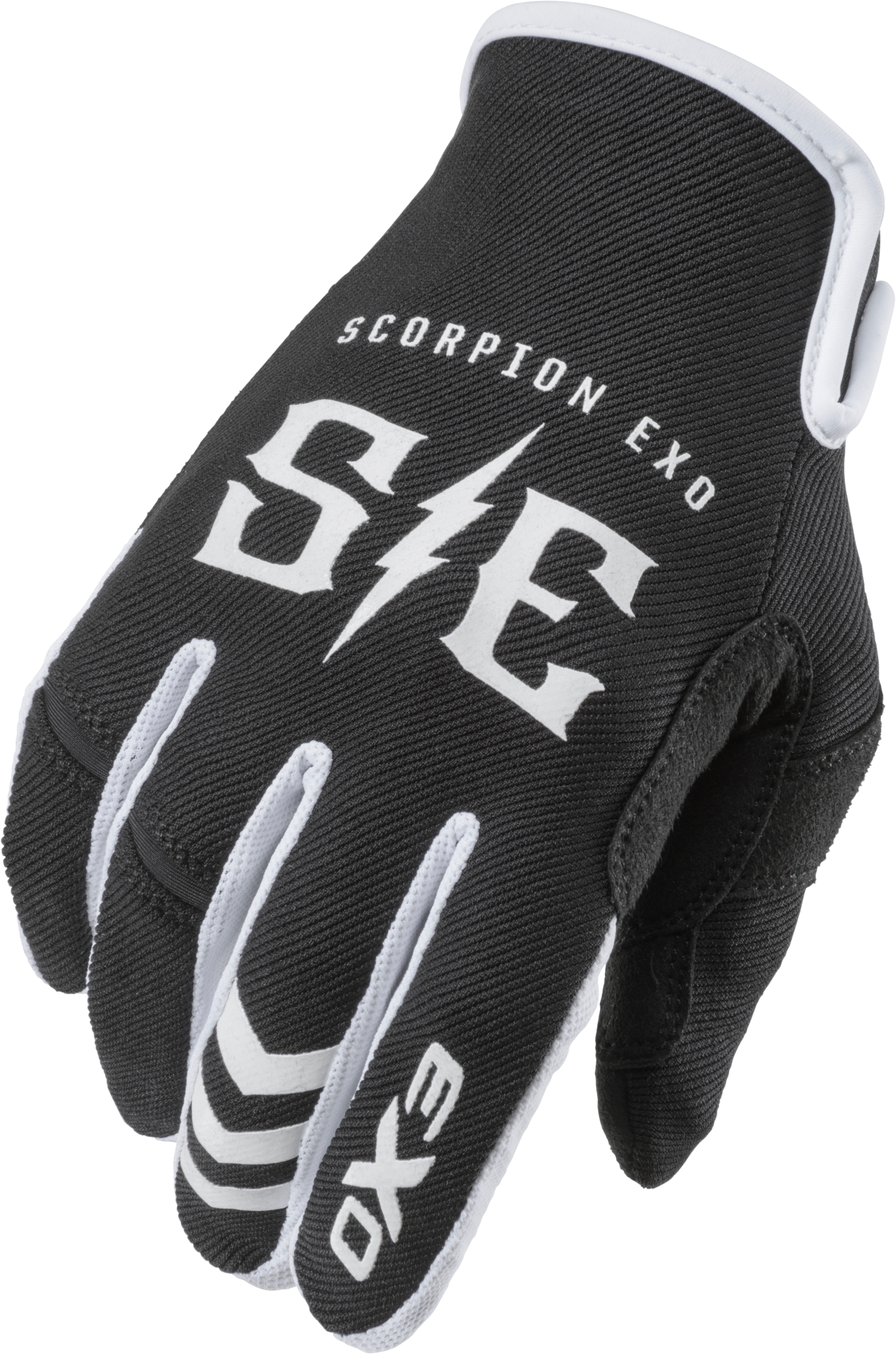 AIR-STRETCH GLOVES CHARGE BLACK/WHITE 3X