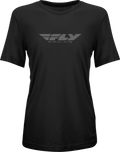 WOMEN'S FLY ORIGIN CORP TEE BLACK/GREY 2X