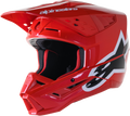 S-M5 CORP HELMET BRIGHT RED GLOSSY XS