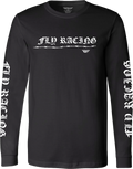 FLY BARBED WIRE L/S BLACK 2X