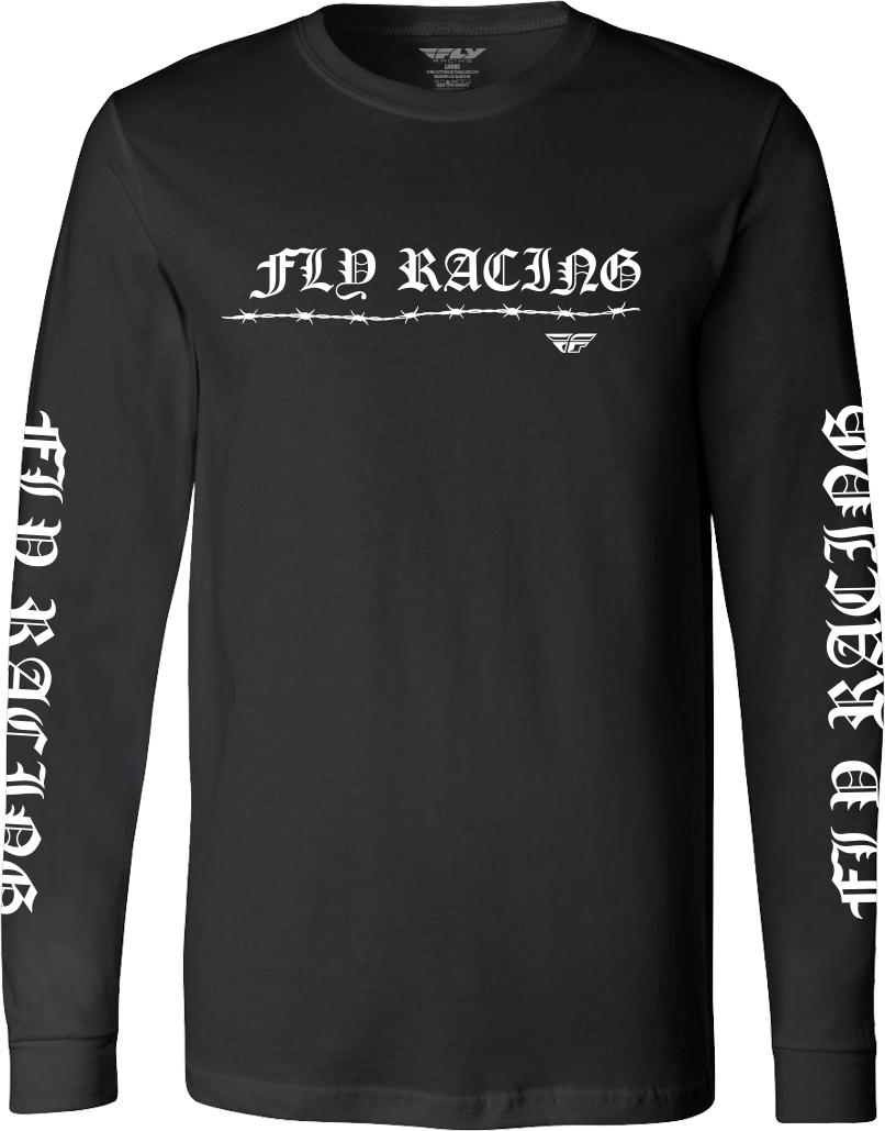 FLY BARBED WIRE L/S BLACK 2X
