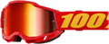ACCURI 2 GOGGLE RED MIRROR RED LENS