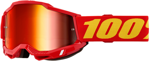 ACCURI 2 GOGGLE RED MIRROR RED LENS