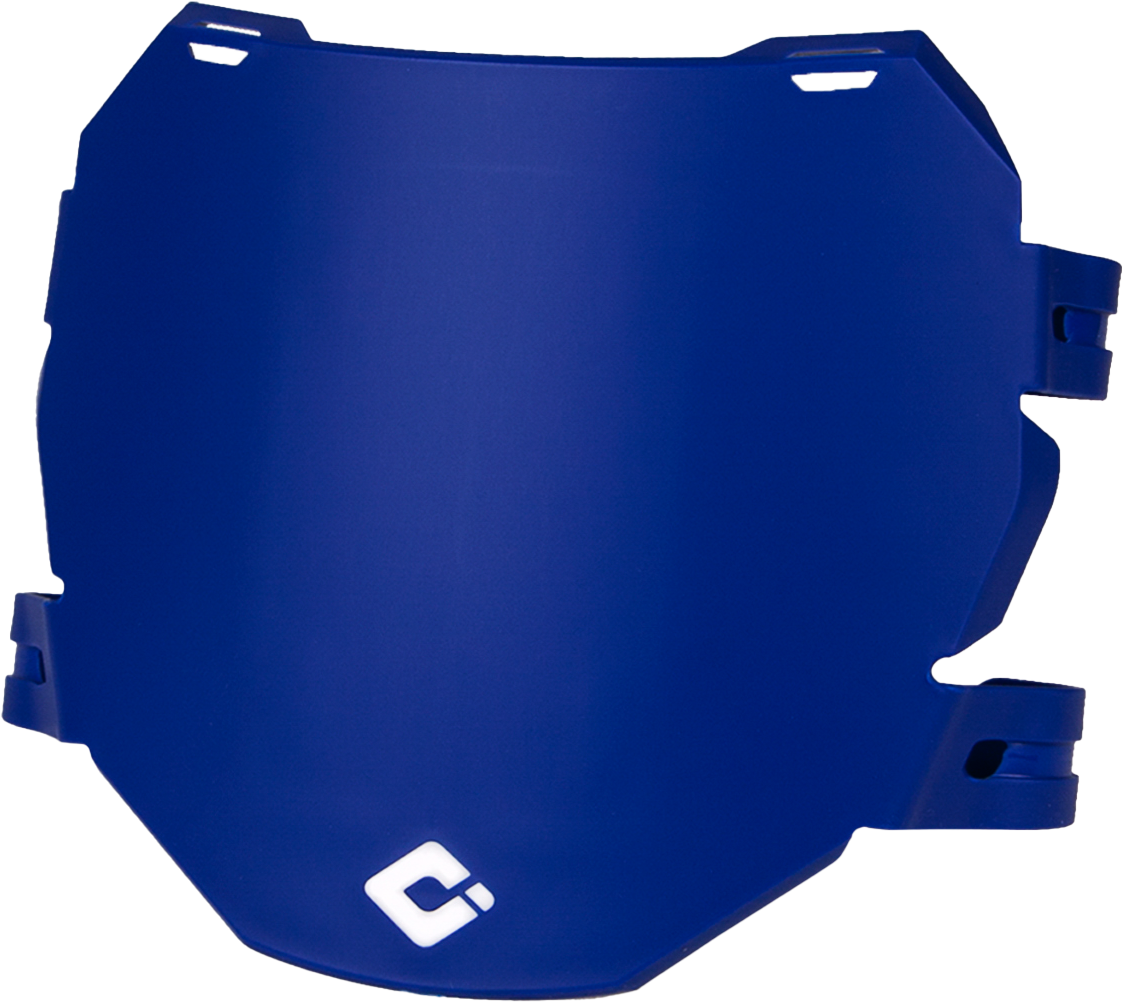 DOWNHILL/E BIKE NUMBER PLATE BLUE