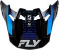FORMULA S CARBN PROTOCOL VISOR BLACK CARBON/BLUE YL/SM
