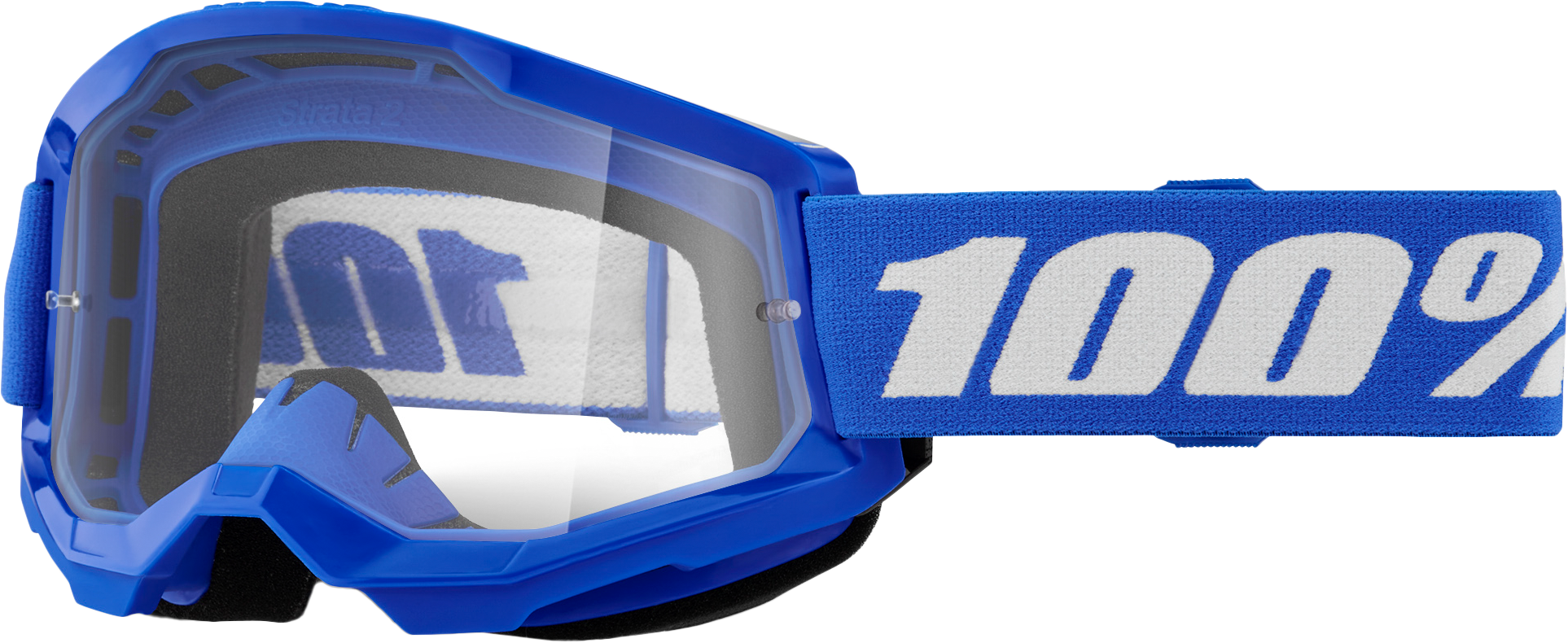STRATA 2 JUNIOR GOGGLE BLUE CLEAR LENS