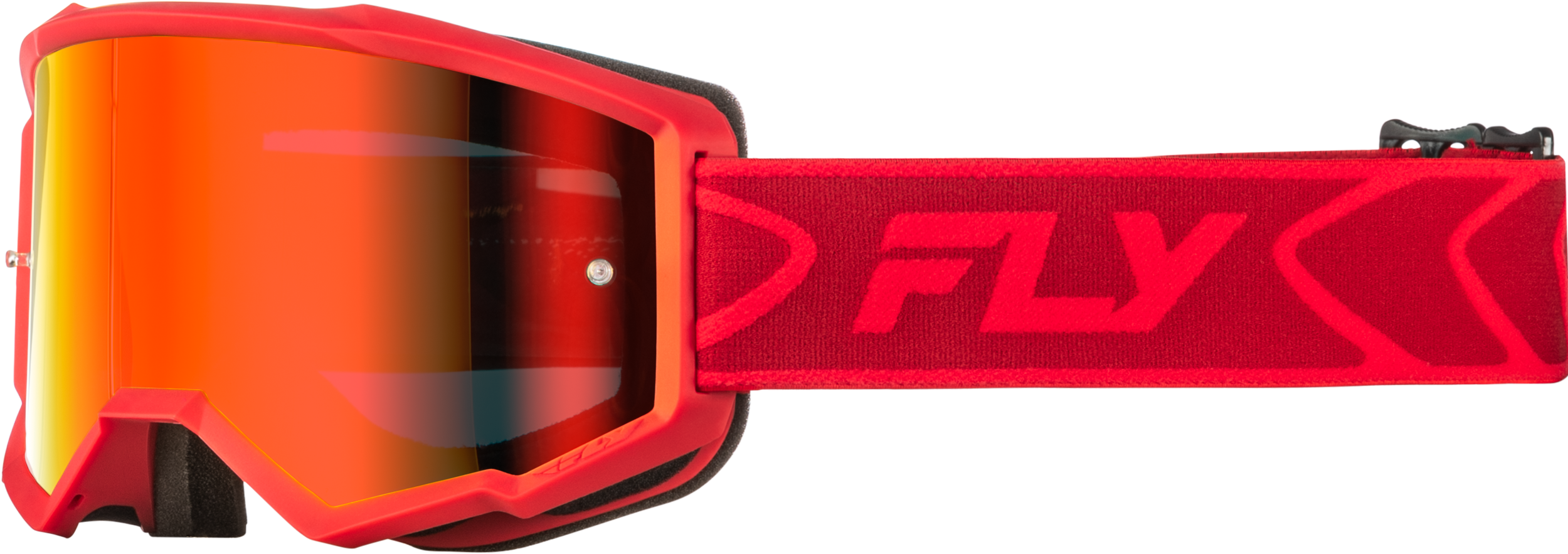 YOUTH ZONE GOGGLE RED/CRIMSON W/ RED MIRROR/SMOKE LENS