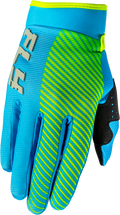 YOUTH F-16 GLOVES BLUE/HI-VIS YXS
