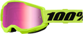 STRATA 2 GOGGLE NEON YELLOW MIRROR PINK LENS