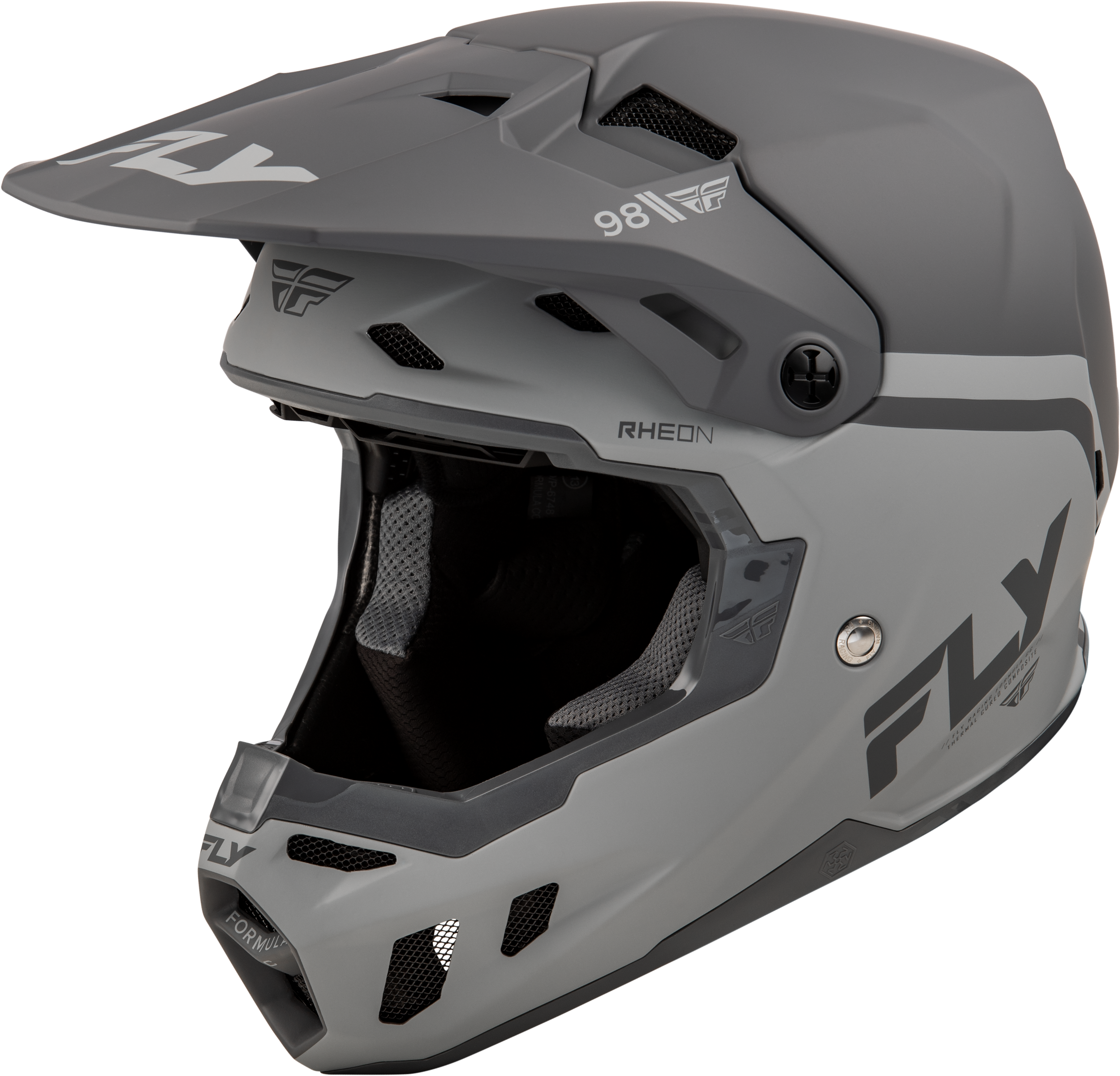 FORMULA CC OBJECTIVE HELMET MATTE BLACK/GREY XS