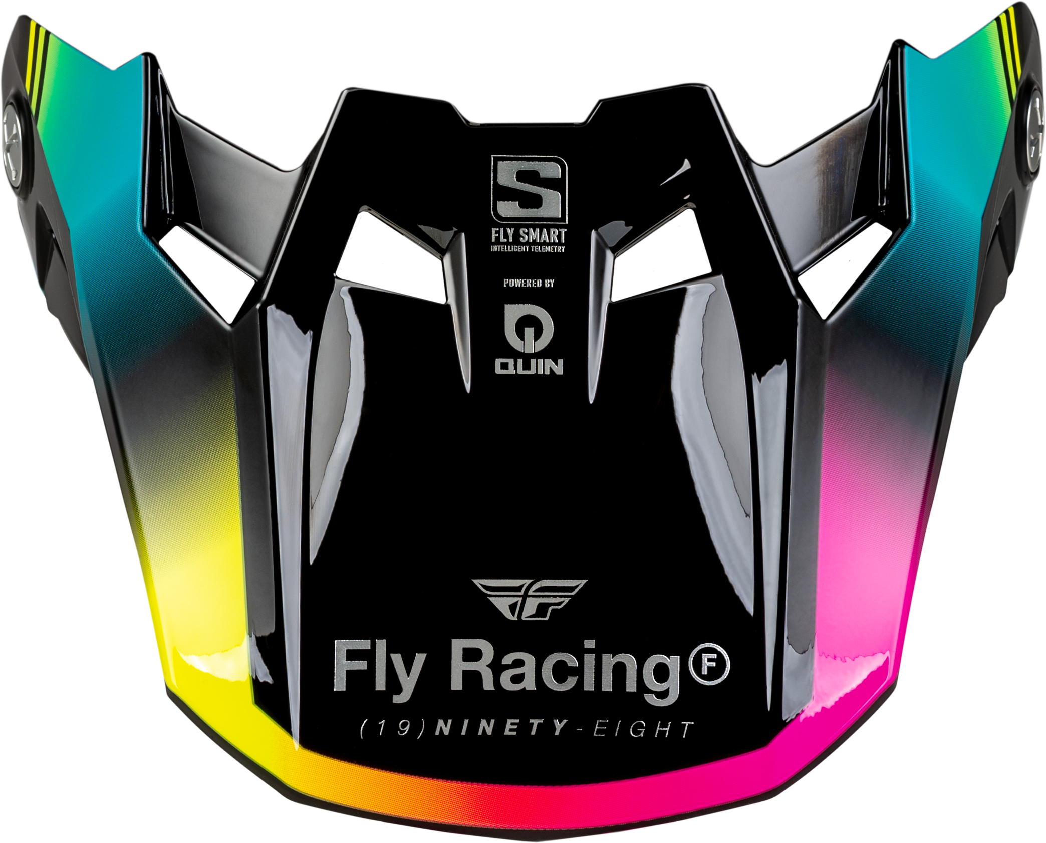 FORMULA S CARBON LEGACY VISOR BLACK/ELEC BLUE/FUSCHIA YL/SM